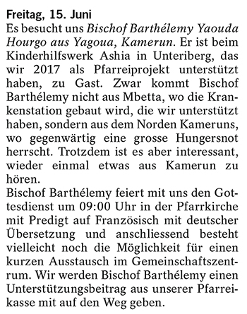 Höfner Kirchenblatt