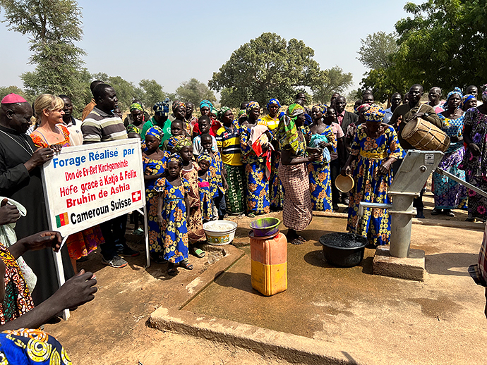 Evangelisch reformierte Kirchgemeinde Höfe Spenden Kamerun Trinkwasserbrunnen Nordkamerun Wasserprojekt