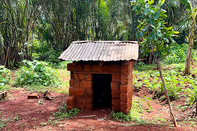 Gotteshäuschen Kamerun Ritualhaus