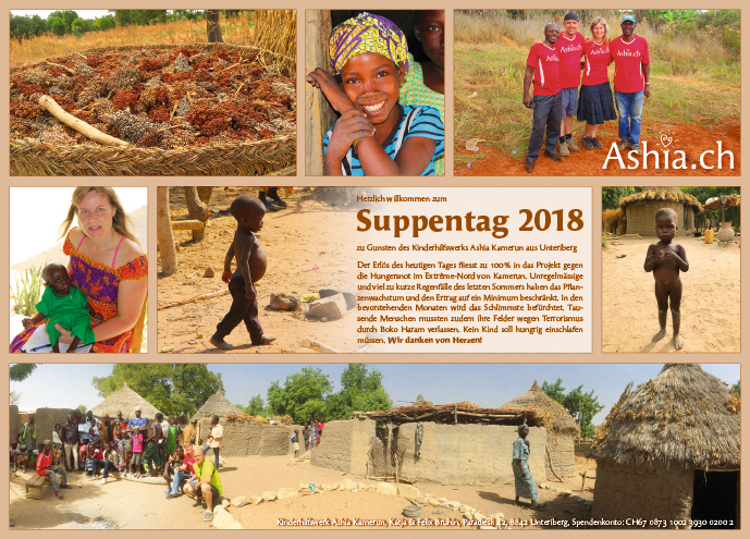 Suppentag 2018 Ashia Kamerun Kinderhilfswerk