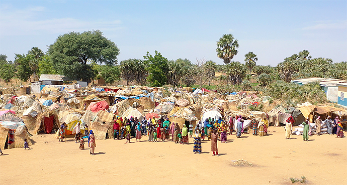 Flüchtlinge Kamerun Flüchtlingslager Besuch Kinderhilfswerk