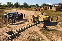 Brunnenbau Wasserprojekt Gobo Extrême-Nord Kamerun