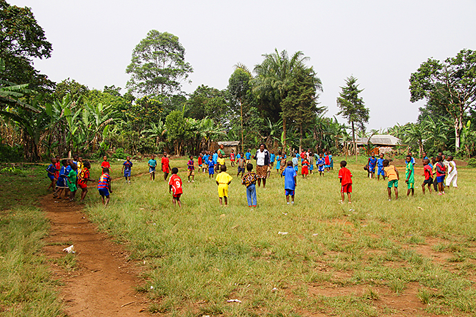 Kindergarten Bali Nyonga Kamerun Westafrika
