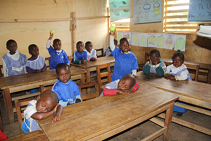 Kindergarten Bali Nyonga Kamerun Westafrika